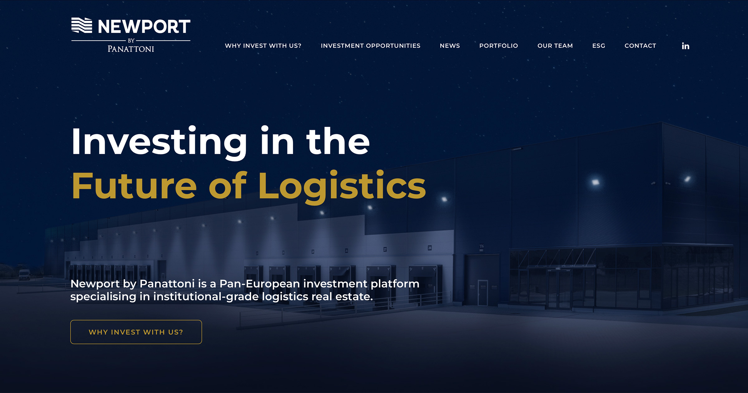 Newport by Panattoni logo