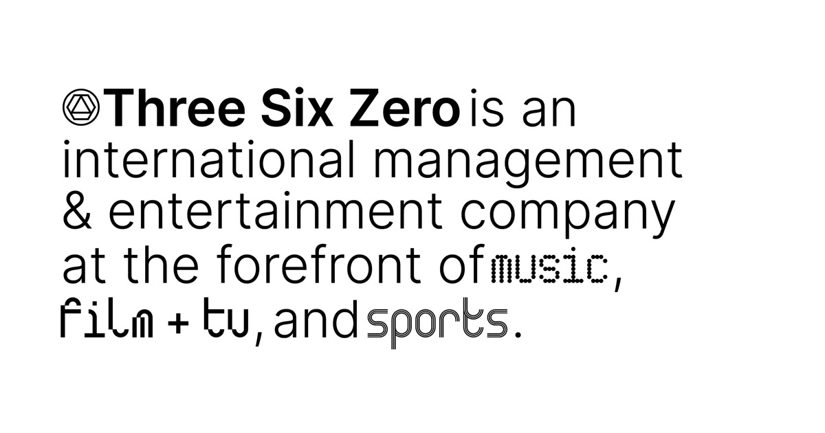 Three Six Zero logo
