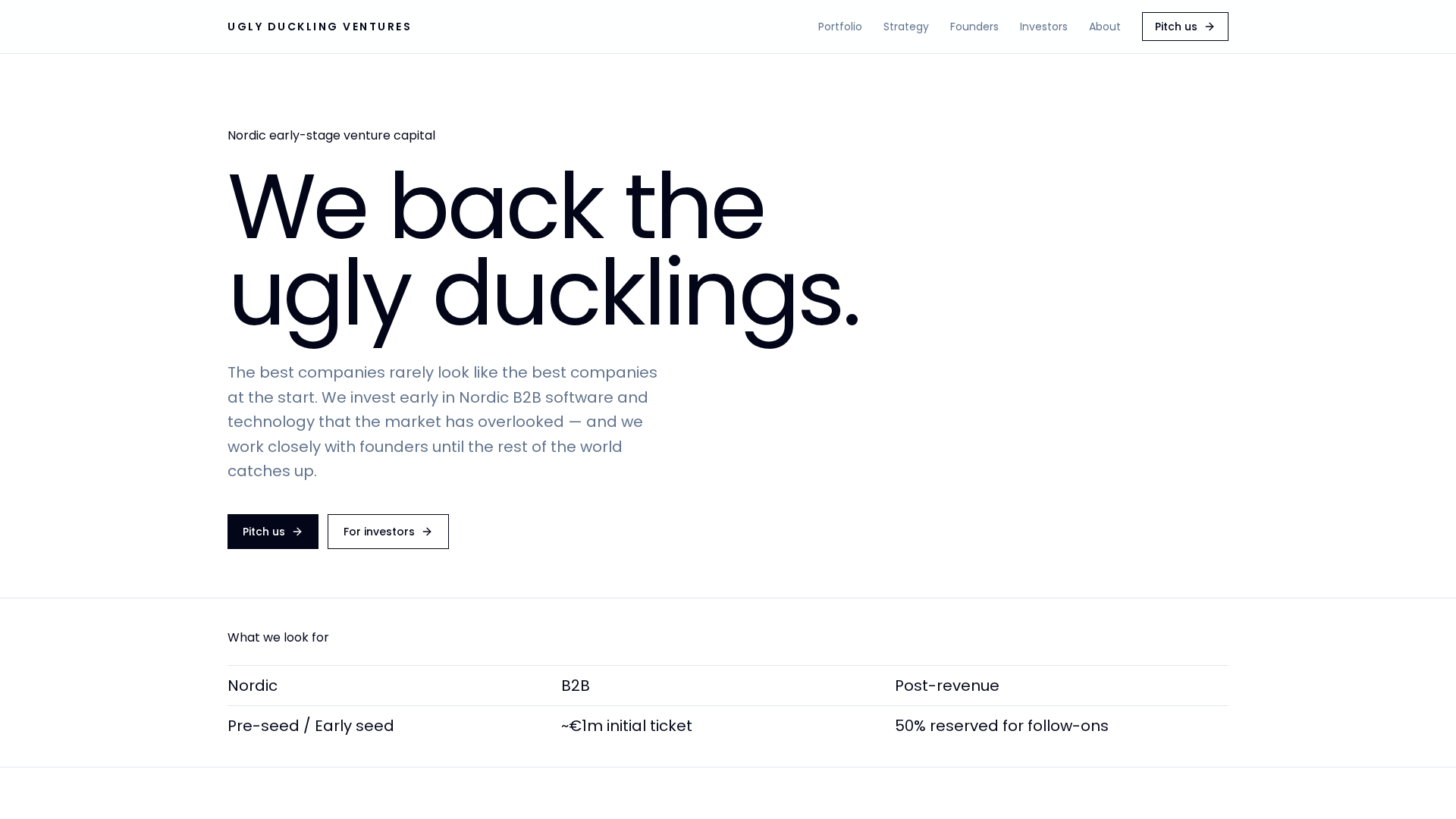 Ugly Duckling Ventures logo