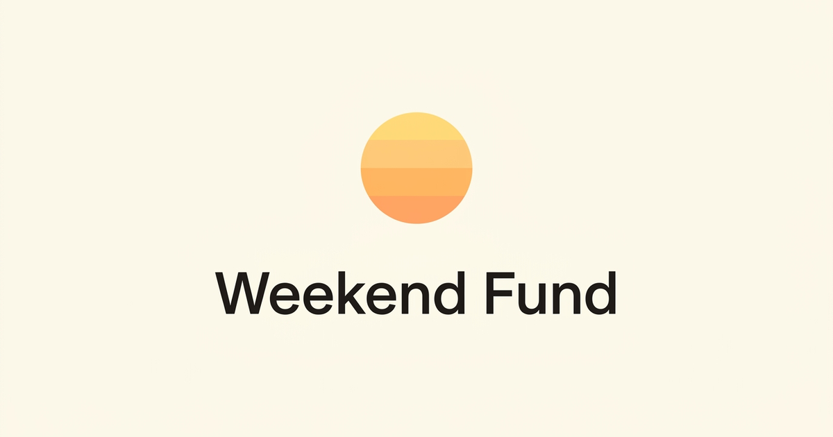 Weekend Fund logo